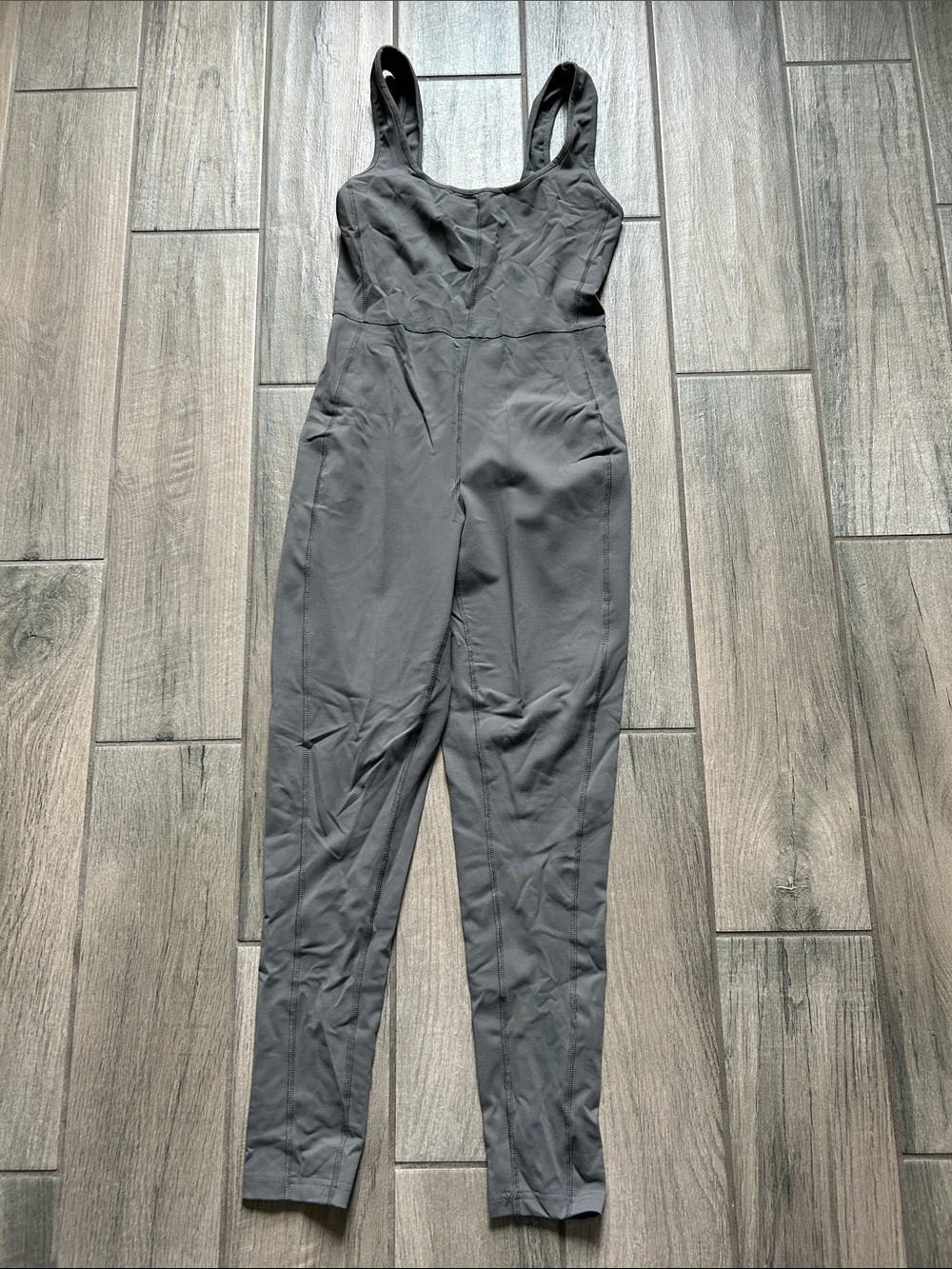 Dynamite Charcoal Sleeveless Jumpsuit